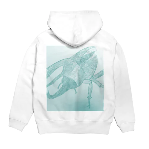 グラントシロカブトな模様　 Hoodie