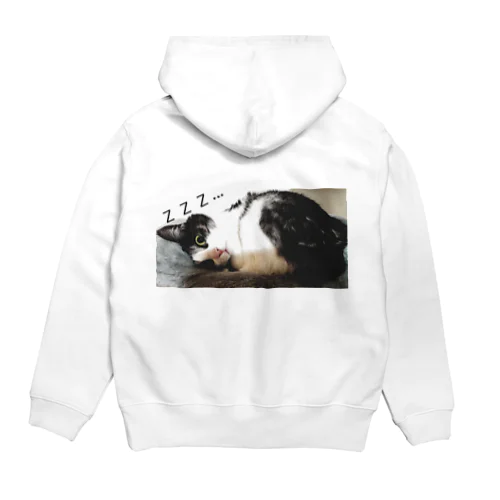 寝たふり下手すぎ猫…wみーちゃん Hoodie