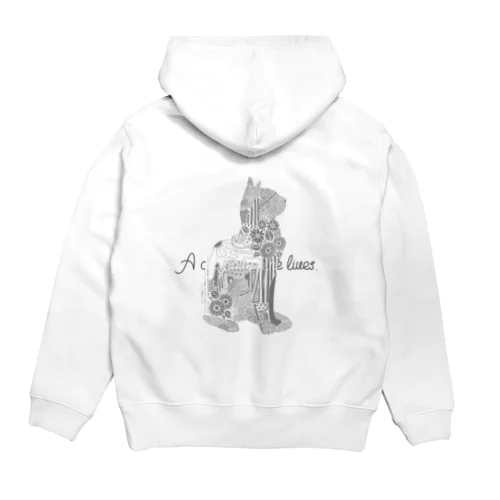 ねこのロイさんペン画ver Hoodie