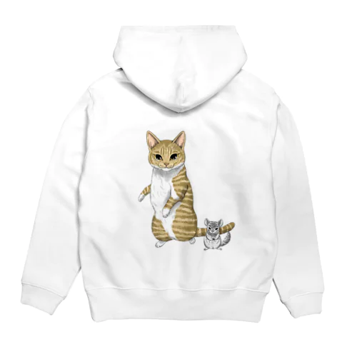 猫とチンチラ Hoodie