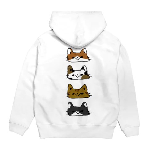 ねこねこ(ﾀﾃ) Hoodie