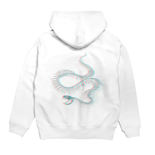 anaglyph -snake- Hoodie