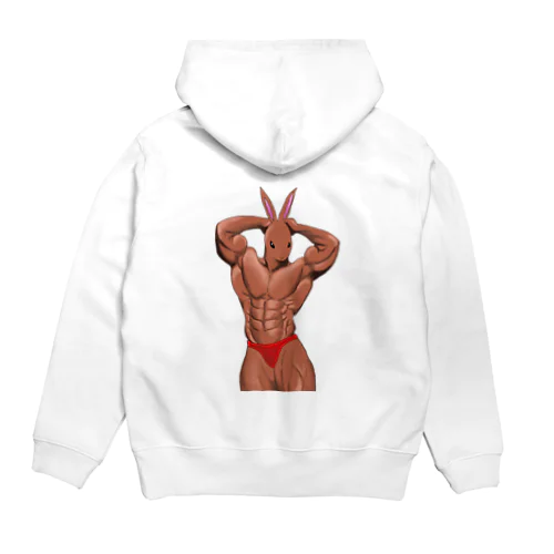 マッスルウサギ Hoodie