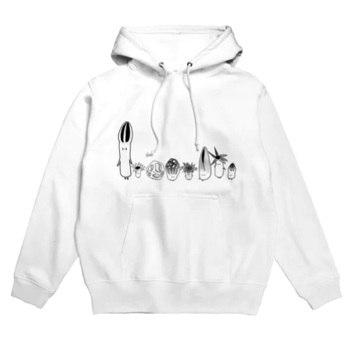 アカカゴタケ科のみなさん（きのこ） Hoodie