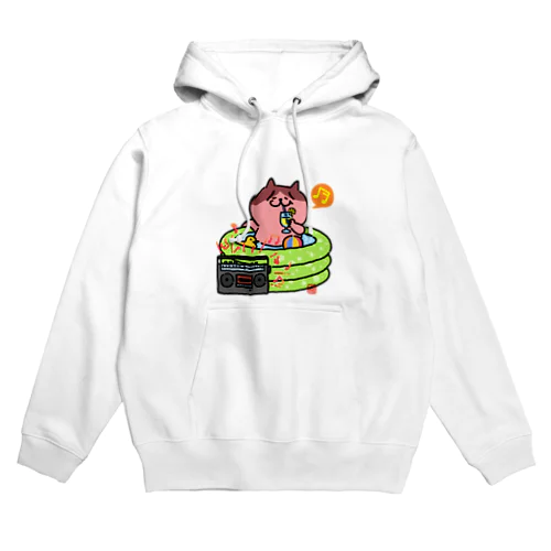 ビニールプールでまったり猫さん。 Hoodie