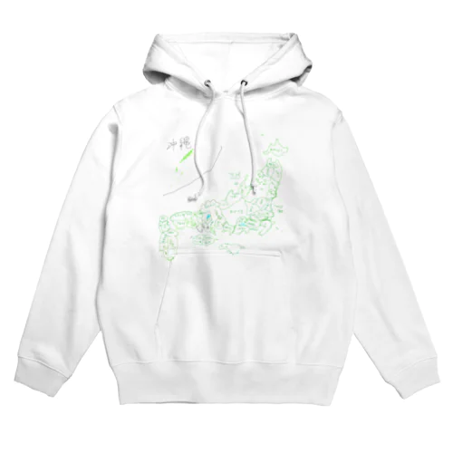 デンジャラス日本地図 Hoodie