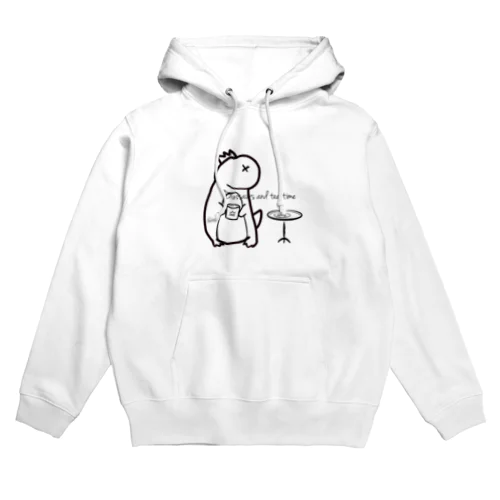 恐竜さんとティータイム。 Hoodie