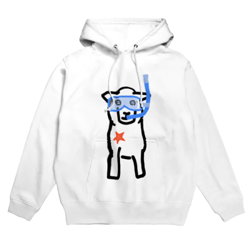 シュノーケリングひつじ Hoodie