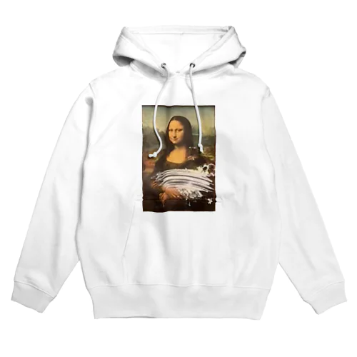 ケーキを塗りたくられたモナリザ Hoodie