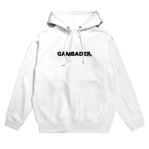 ガンバデテキストロゴ黒 Hoodie