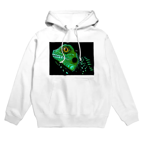 グリーンイグアナ Hoodie