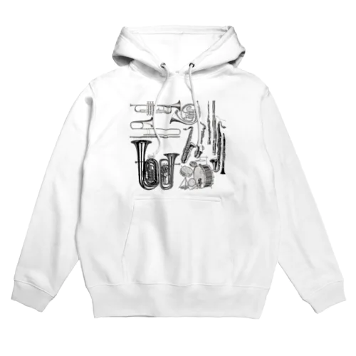 楽器柄 Hoodie