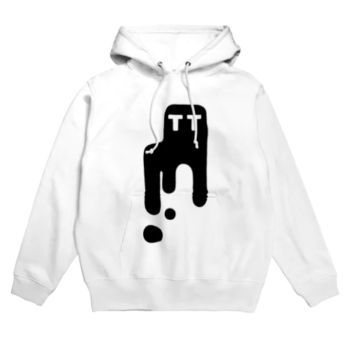 模様の大きなTOKEKAKATTA ICE ブランド（黒） Hoodie