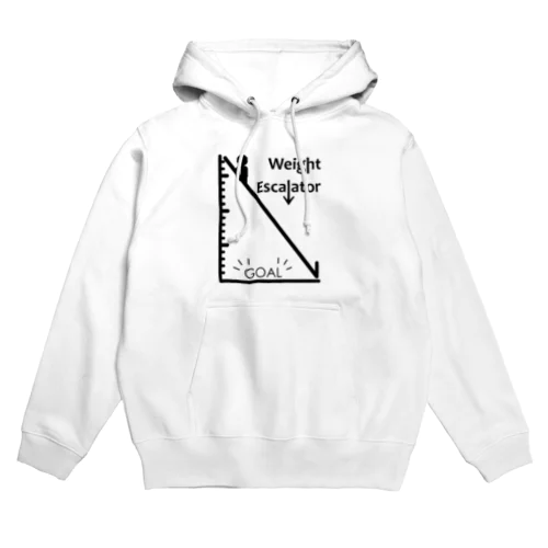 体重エスカレーター Hoodie