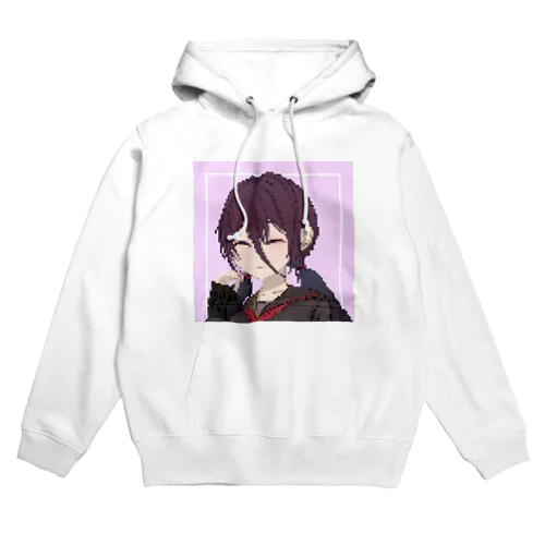 ピクセルアートの女の子 Hoodie