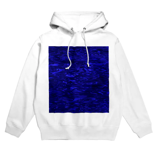 water surface 009 navy blue Hoodie