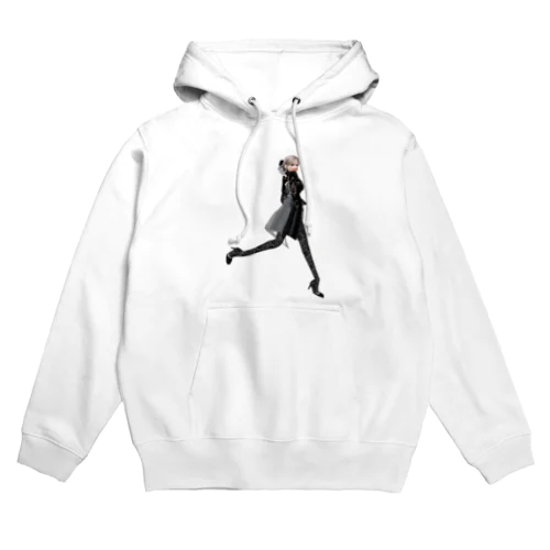 黒いドレスの美女 Hoodie