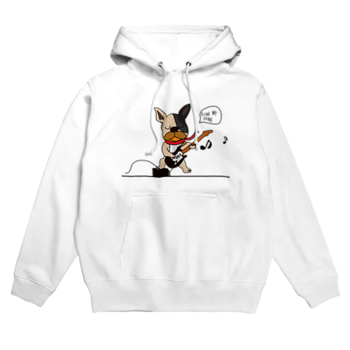 歌うフレンチブルドッグ Hoodie