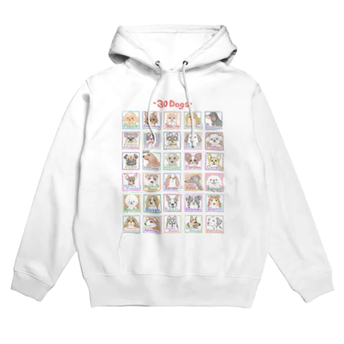 イヌ30犬種 Hoodie