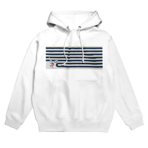 Uターンするボーダーライン Hoodie