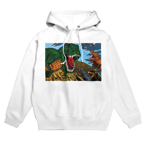 Tレックスはお友達 Hoodie