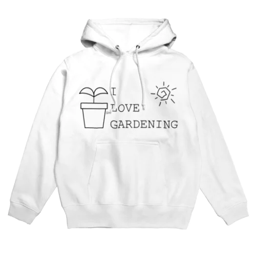 I LOVE GARDENING パーカー