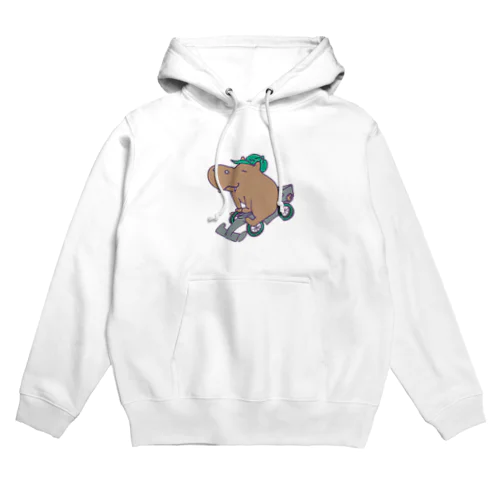 こげぱんカバ　F1ドライバー Hoodie