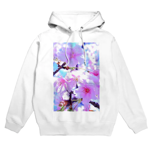 桜（実写） Hoodie