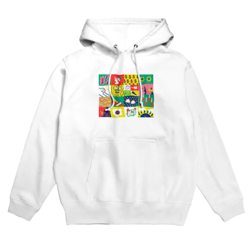 へんてこも集まれば可愛い Hoodie