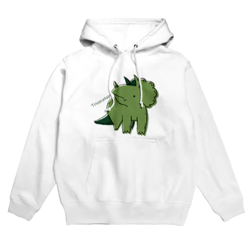 トリケラトプス好きが作ったトリケラちゃん Hoodie