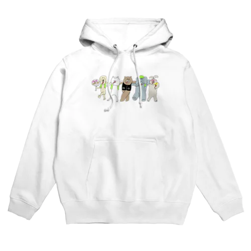 夏フェスモードのベロだし☆フレンズ Hoodie