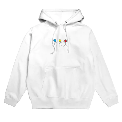 信号機ヨガぼうにんげんくん Hoodie