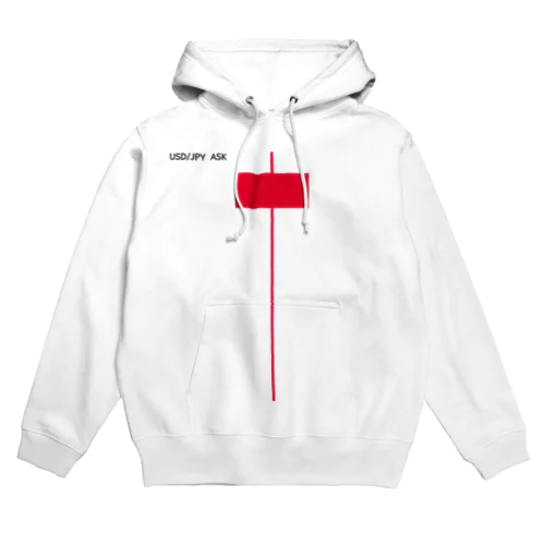 ロウソク足･陽線2 Hoodie