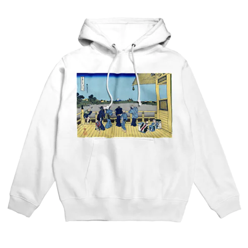 葛飾北斎_冨嶽三十六景　五百らかん寺さゞゐどう Hoodie