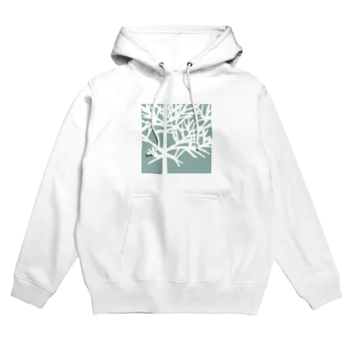 樹氷　グレー Hoodie