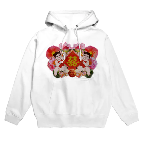 【表プリント】豪華絢爛！双喜紋  Hoodie