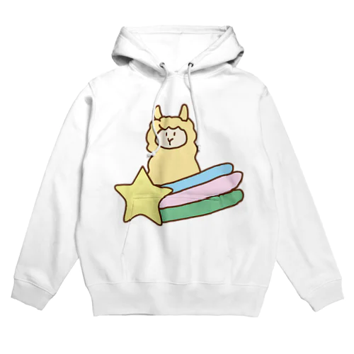 ビッグな！流れ星のアルパカ Hoodie