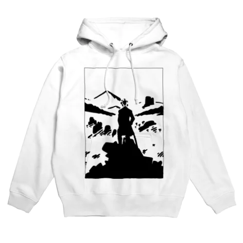 カスパー・ダーヴィト・フリードリヒ『雲海の上の旅人』（うんかいのうえのたびびと、英: Wanderer above the Sea of Fog） Hoodie