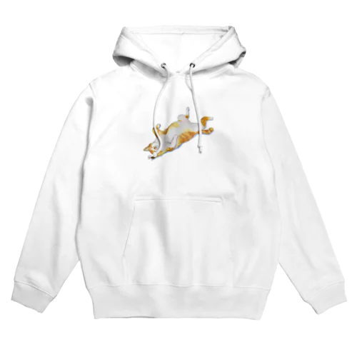 スヤスヤちゃしろ猫ウェアー Hoodie