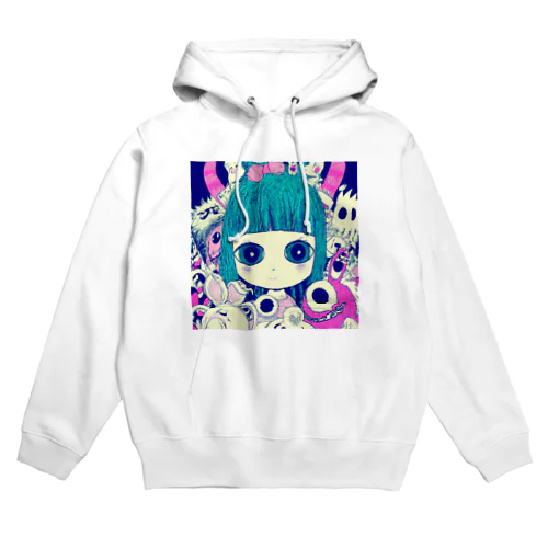 girl and monsters Hoodie