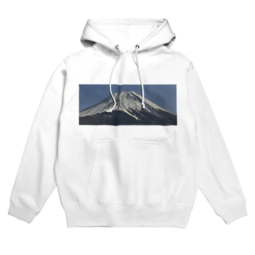 冠雪した富士山 Hoodie