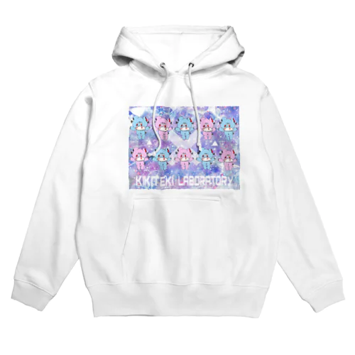 NEZIKUMA 薄水 × 薄桃 Hoodie