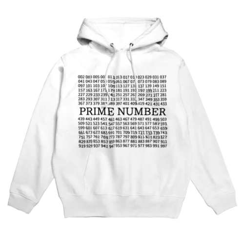 素数 (Prime number)  Hoodie