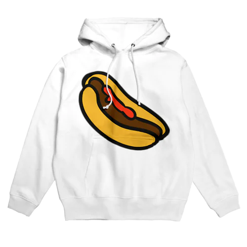  ホットドッグ ---カラフルでポップなフードデザインTシャツ--- Hoodie