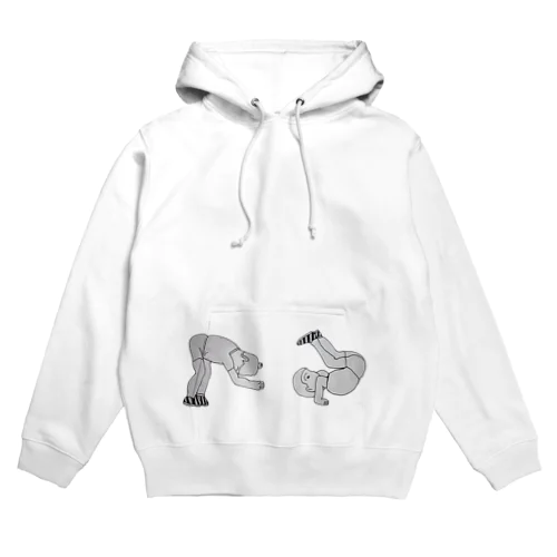 前転しちゃうゼェ！ Hoodie