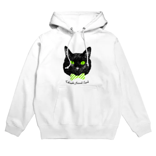 蝶ネクタイ黒猫 Hoodie