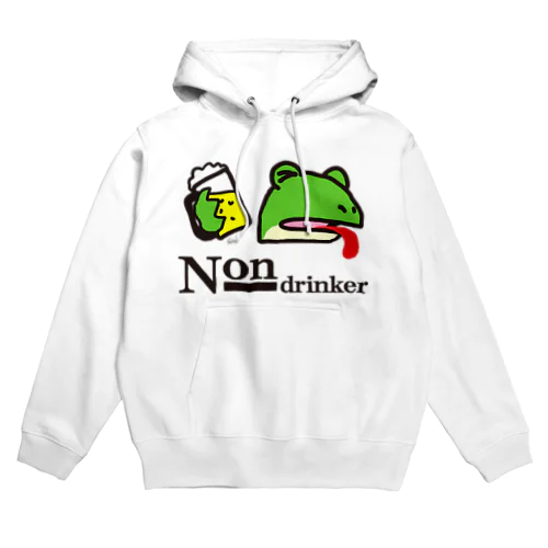 non-drinker　カエルゲコ下戸　舌あり Hoodie