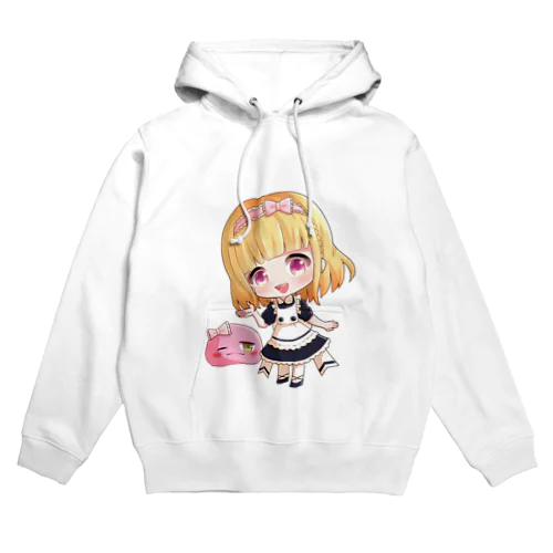 ふわりとぽよの服 Hoodie