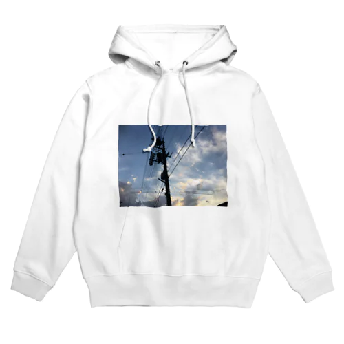 電柱 Hoodie