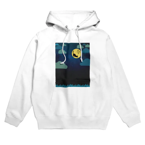 ねこづきの夜B Hoodie